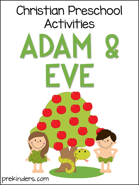 Adam and Eve Christian Preschool Activities
