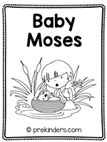Baby Moses Print & Fold Book