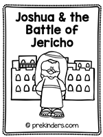 Joshua & the Battle of Jericho Print & Fold Mini Book