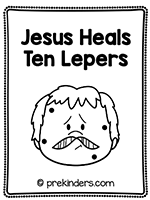 Jesus and Lepers Mini Book