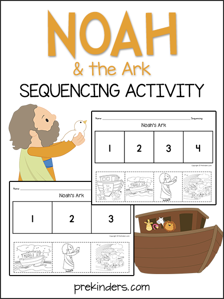 Noah&39;s Ark Sequencing Activity   PreKinders