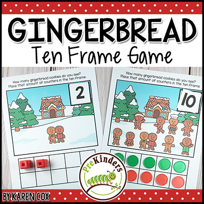 TPT Gingerbread Ten Frame
