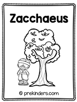 Zacchaeus Print & Fold Mini Book