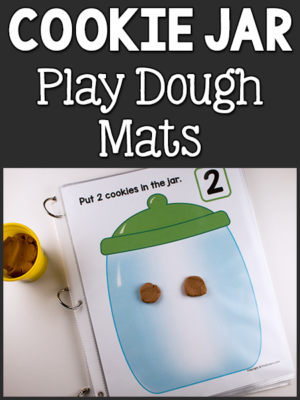 Monster Play Dough Math Mats - PreKinders