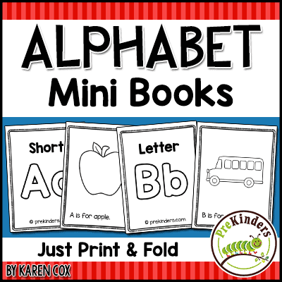 Alphabet Mini Books: print & fold