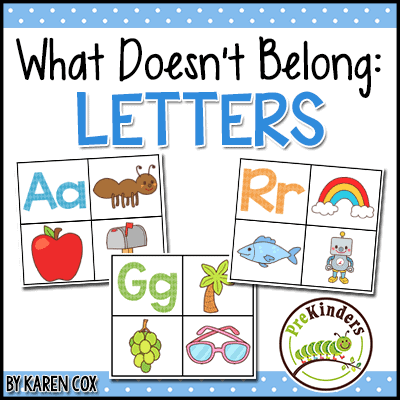 What Doesn't Belong: Letters