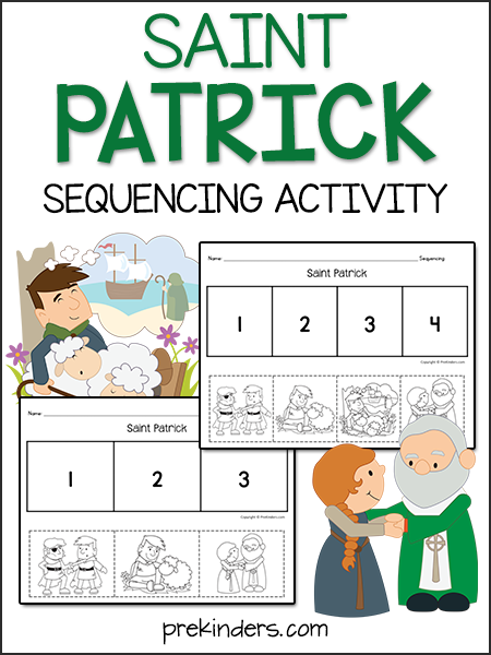 Saint Patrick: Sequencing Activity