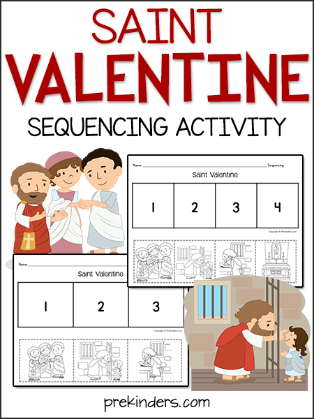 Saint Valentine Sequencing Activity PreKinders saint-valentine-sequencing-activity-prekinders