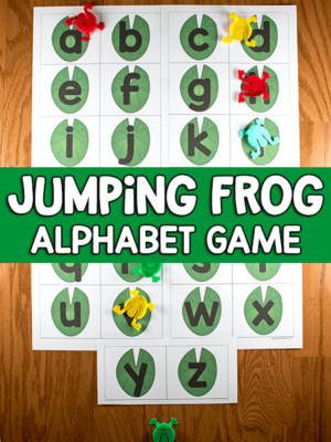 Jumping Frog Alphabet Game
