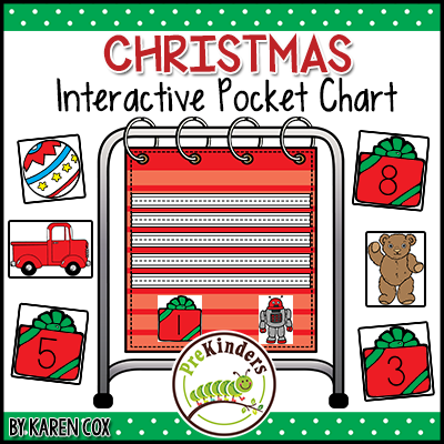 Christmas Interactive Pocket Chart Math
