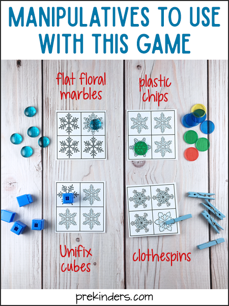 Manipulatives to use for Same & Different Visual Discrimination Game