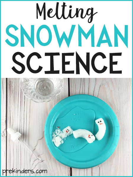 Melting Snowman Science Experiment for Kids