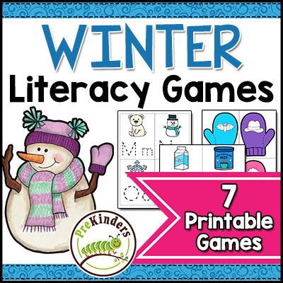 Winter Literacy Pre-K (TPT)