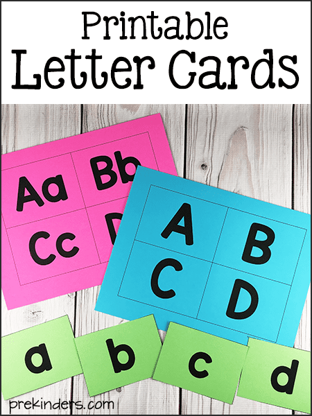 Alphabet Printables For Pre K Preschool Kindergarten Prekinders