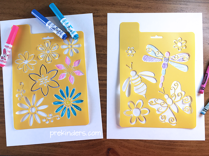 Spring Stencils for Art Center: Preschool, Pre-K