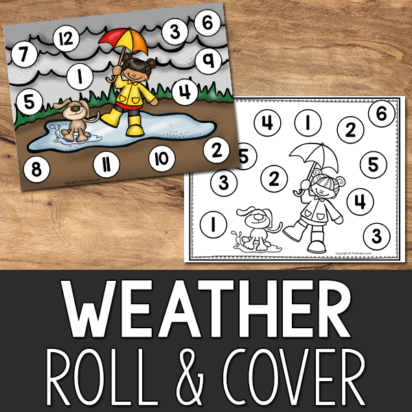 Roll and Cover Games for One and Two Dice - JDaniel4s Mom