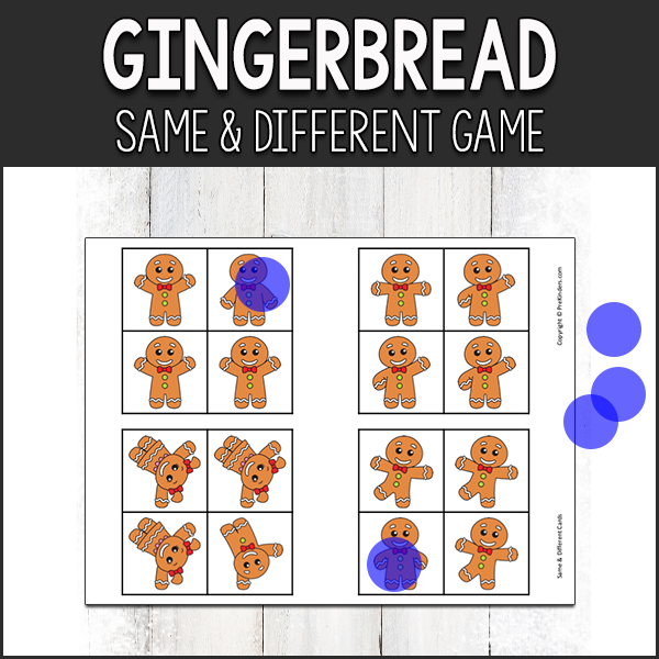 Gingerbread Same and Different