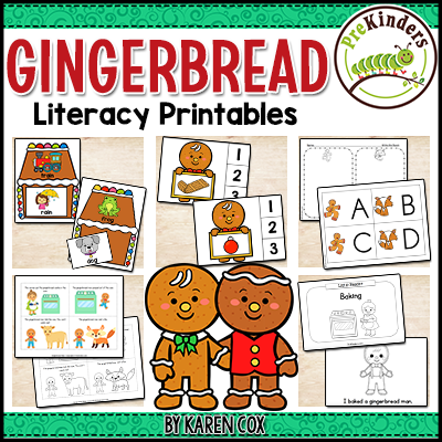 Gingerbread Literacy Printables