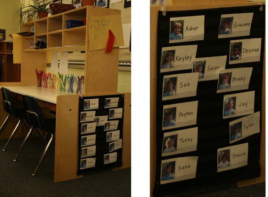 Writing Center Name Cards