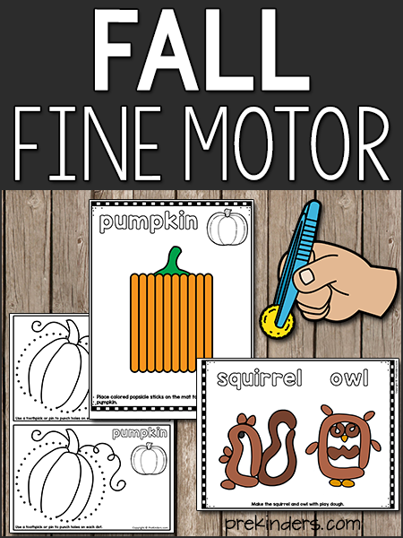 Fall Fine Motor for Pre-K