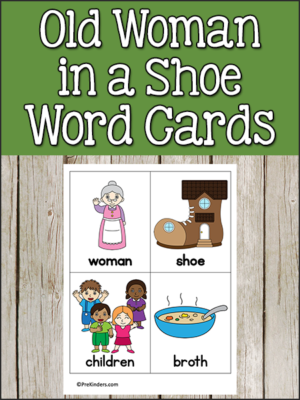 Word Game: Old Woman Who Lived in a Shoe