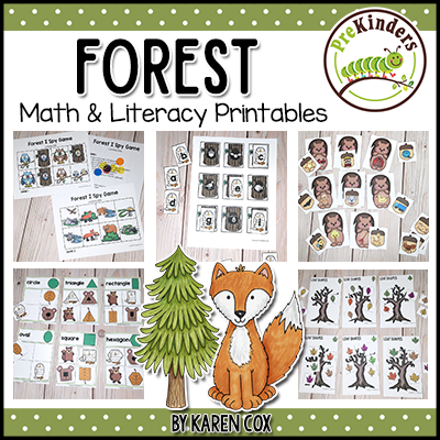 Forest Theme Math &. Literacy Printables