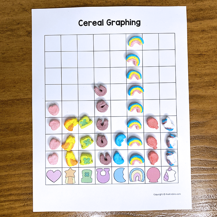 Cereal Math Graphing Mats