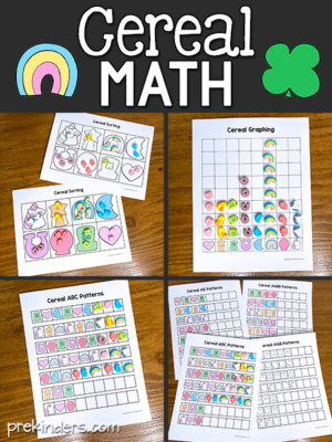 Cereal Math for St. Patrick's Day