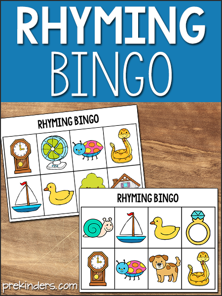 rhyming worksheet pre k
