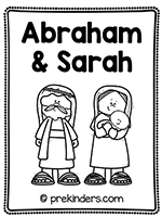 Abraham & Sarah  Print & Fold Book
