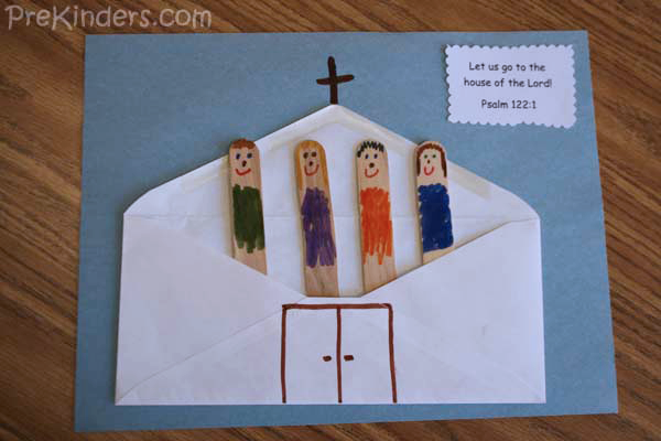 Envelope Church Craft Activity