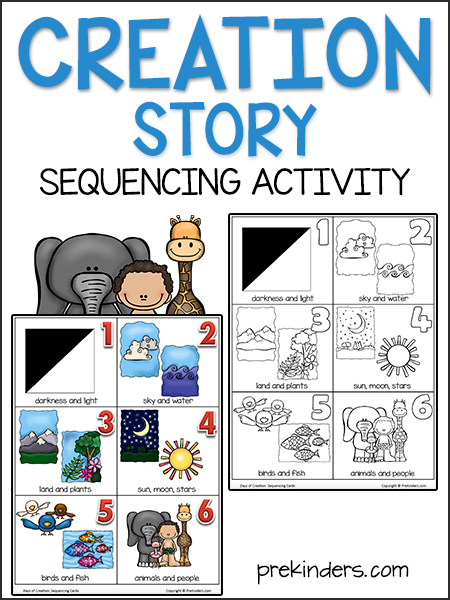 Creation Story Sequencing Cards