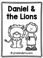 Daniel &  the Lions  Print & Fold Book