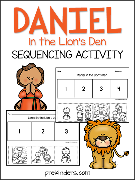 Daniel & the Lions Sequencing Activity