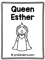 Queen Esther  Print & Fold Book