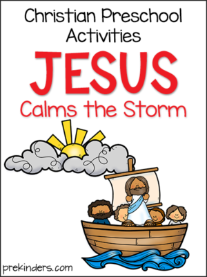 Jesus Calms Storm Christian Preschool Activities