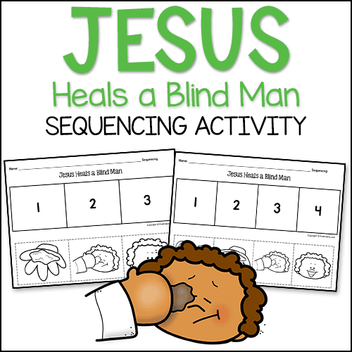 Jesus Heals a Blind Man Sequencing