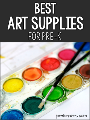 Best Art Supplies for Pre-K