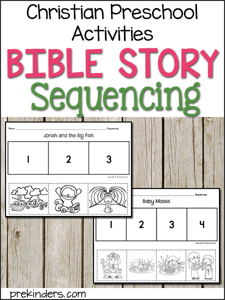 Bible Story Sequencing Cards