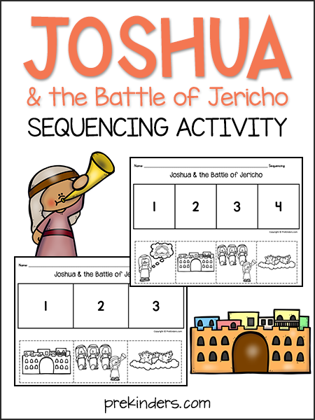Joshua & the Battle of Jericho story sequencing