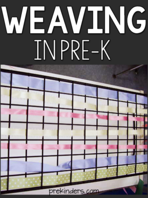 art activities in preschool Weaving Art & Fine Motor in Pre-K