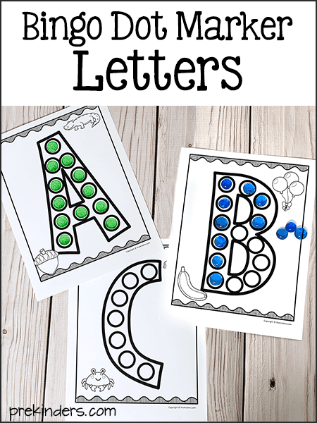 preschool learning alphabet printables