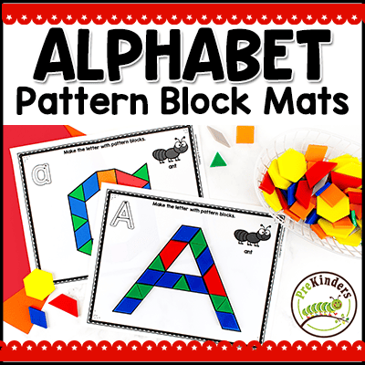 Letter Formation Pattern Block Mats