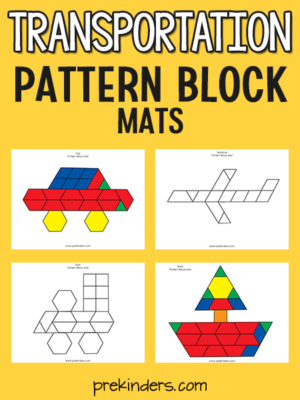 Transportation Pattern Block Mats