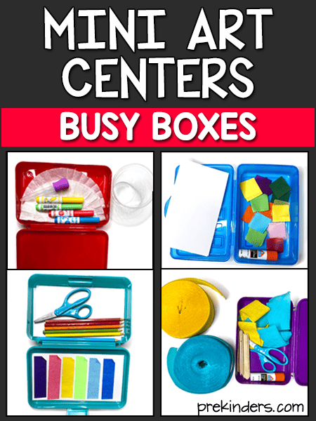 Mini Art Center Busy Boxes