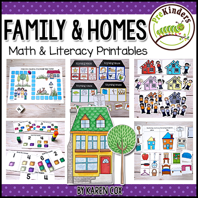 Family & Homes Theme printables