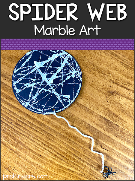Spider Web Marble Art