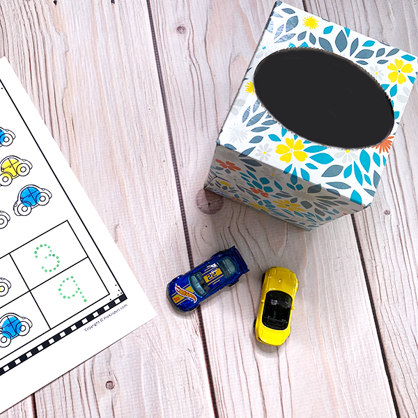 Car Counting Game Printable