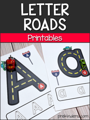 Letter Roads Alphabet Formation Printable