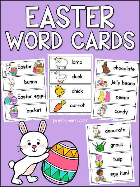 Easter Picture Word Cards